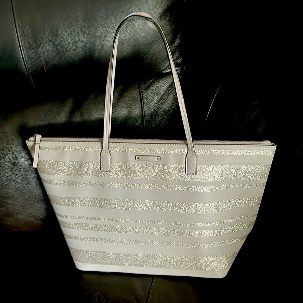 VGUC Kate Spade Sparkle Large Tote-Pale Pink